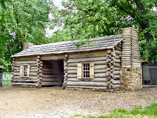 Front View of Entrance Cabin