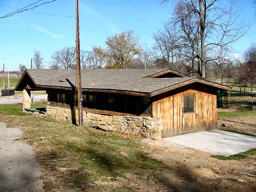 Rear View of Shelter House