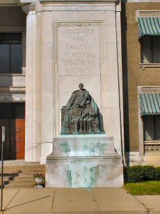 Evansville Coliseum Statues