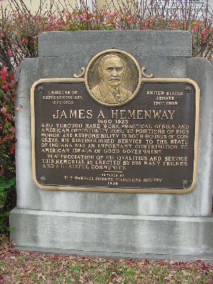 James A. Hemenway Plaque