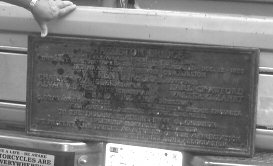 Bridge Dedication Plaque