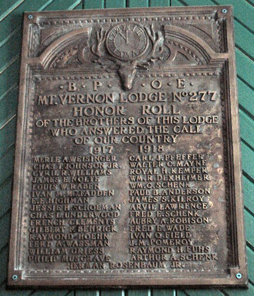 B.P.O.E. Plaque