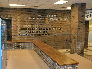 Lincoln Plaque at South Spencer High School
