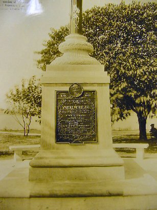 Wunderlich Flag Pole Plaque