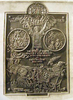 Wunderlich Flag Pole Plaque